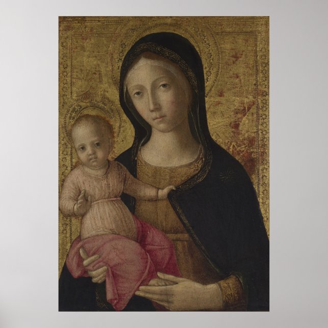 Póster Gloria A Jesús Y María (Frente)
