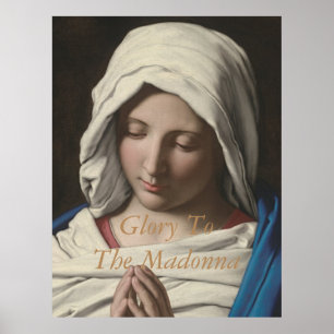 Póster Gloria A La Madonna
