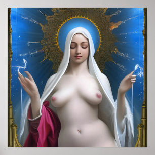 Póster Gloria a la mama divina de María Poster