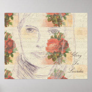 Póster Gloria A Lourdes