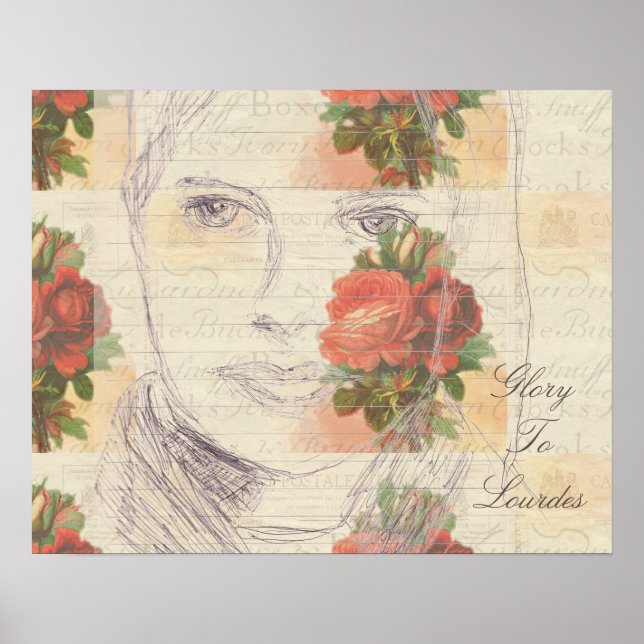 Póster Gloria A Lourdes (Frente)