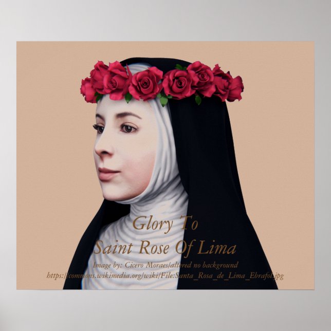 Póster Gloria A San Rosa De Lima (Frente)
