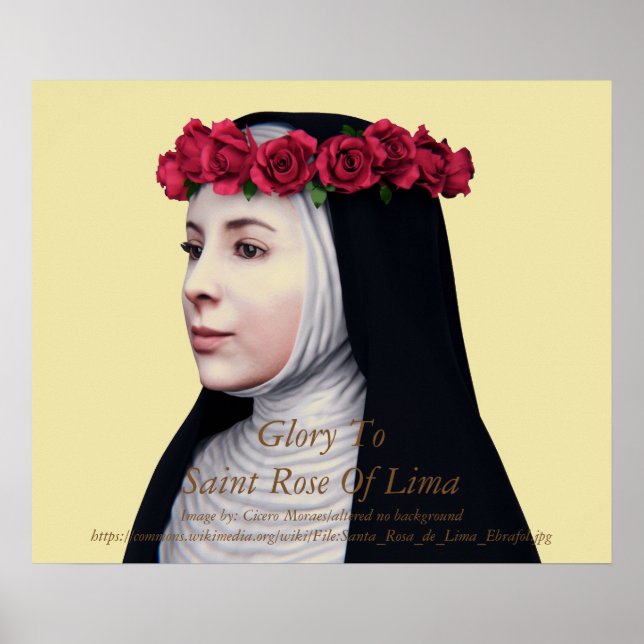 Póster Gloria A San Rosa De Lima (Frente)