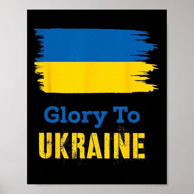 Póster Gloria a Ucrania 6  (Frente)