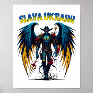 Póster Gloria a Ucrania - Pro Ucrania Ucraniana 