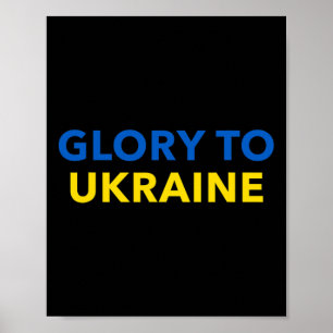 Póster Gloria a Ucrania - Slava Ukraini