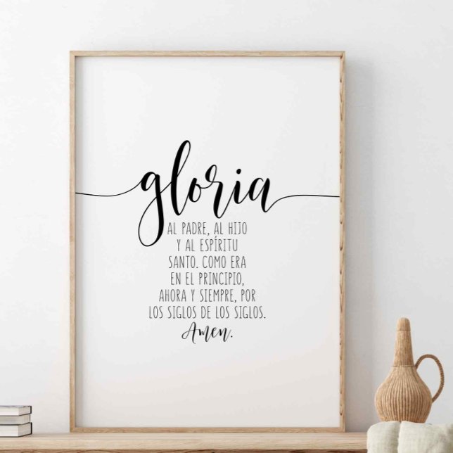 Póster Gloria Al Padre, Al Hijo Y Al Espíritu Santo (Subido por el creador)