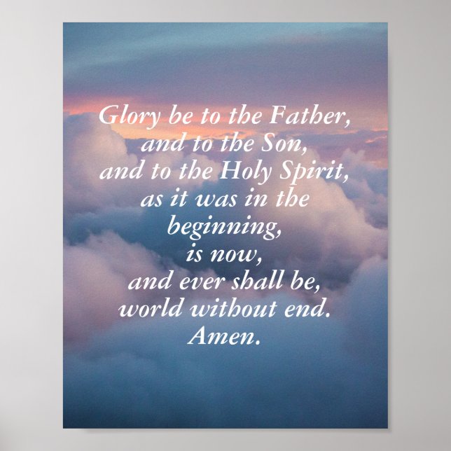 Póster Gloria al Poster Padre (Frente)