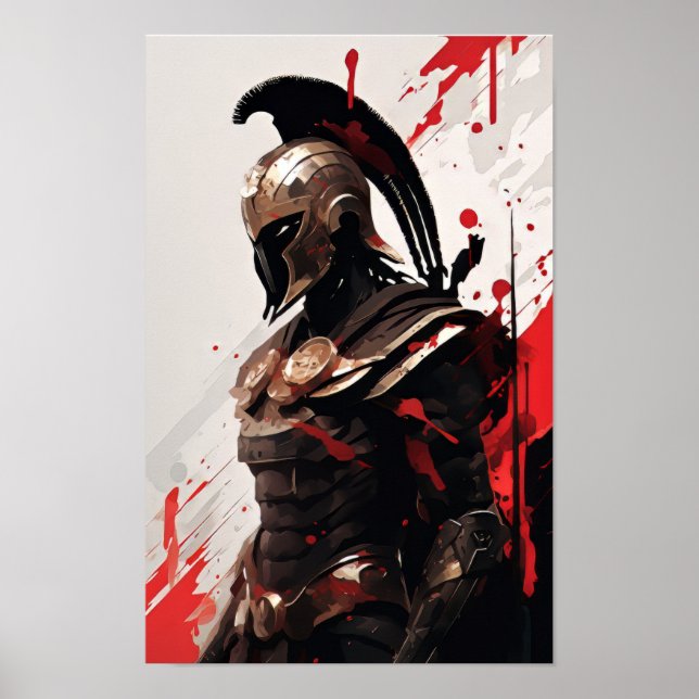 Póster Gloria de Campeón: Poderosa Poster de Gladiadores (Frente)