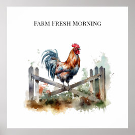 Póster Gloria de la mañana: personalizado de Eatercolor R