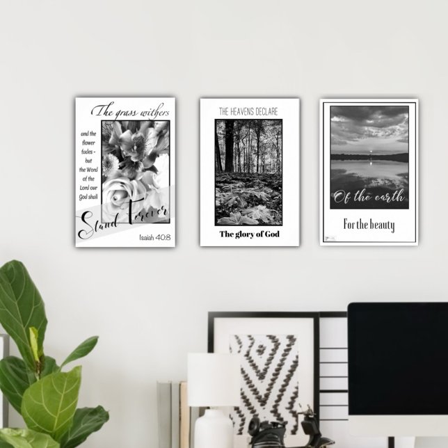 Póster Gloria de la Selva Blanca y Negra a Dios Poster (Subido por el creador)