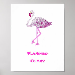Póster Gloria de los flamencos