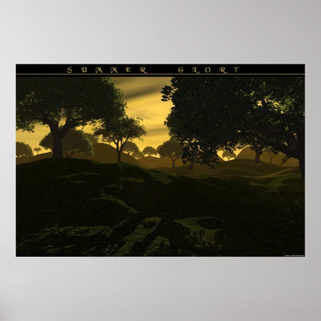 Póster Gloria de verano (Frente)