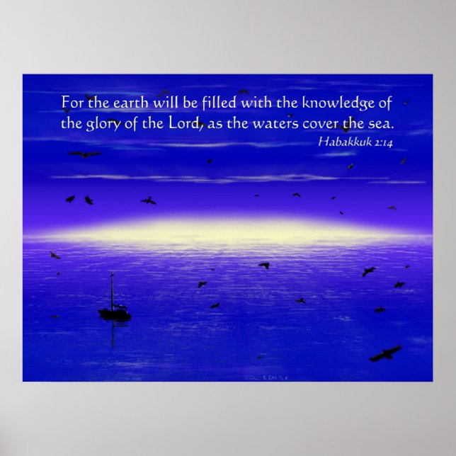 Póster Gloria del Señor (Frente)