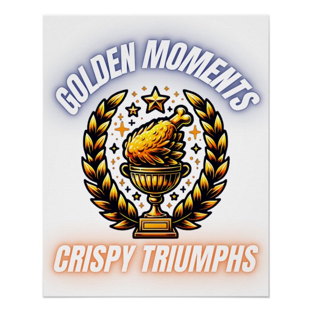 Póster Gloria del Trofeo Golden Fried Chicken (Anverso)
