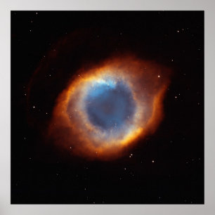Póster Gloria iridiscente de Helix Nebula