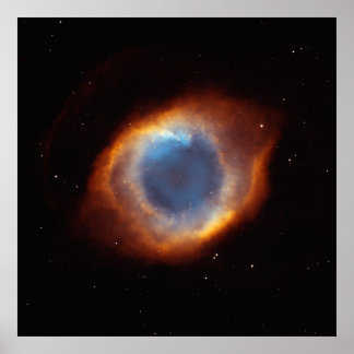 Póster Gloria iridiscente de Helix Nebula