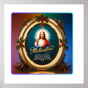 Póster Gloria radiante: La alegría de los Navidades y la 