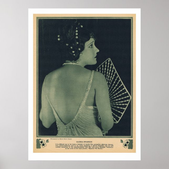 Póster Gloria Swanson 1922 (Frente)