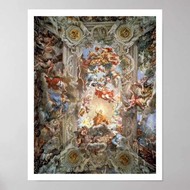 Póster Glorificación del reinado del Papa Urbano VIII (15 (Frente)