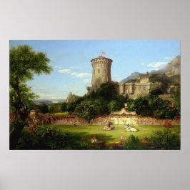 Póster Glorioso pasado (Joust medieval) (Arte de época)