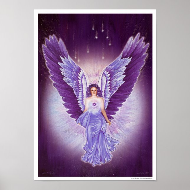 Póster Glorioso Violet Amethyst Angel Poster (Frente)