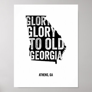 Póster Glory Glory (black)