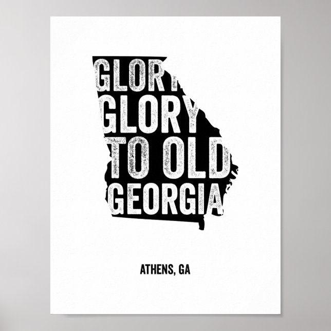 Póster Glory Glory (black) (Frente)