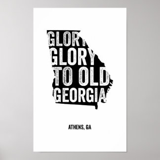 Póster Glory Glory (Black)