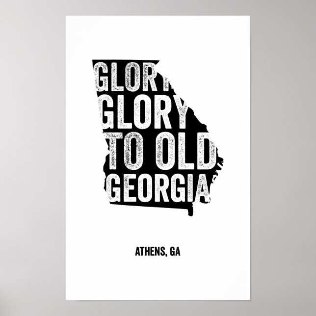 Póster Glory Glory (Black) (Frente)