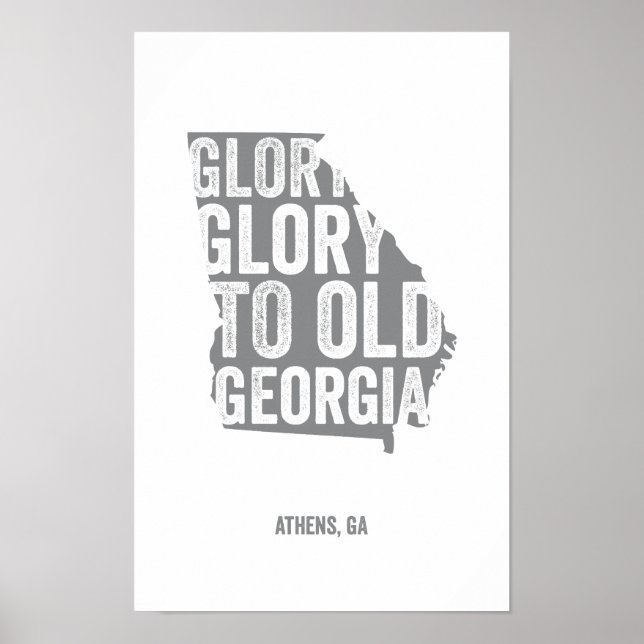 Póster Glory Glory (Gray) (Frente)