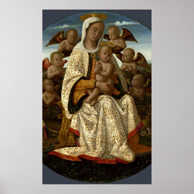 PÓSTER GLORY TO JESUS AND MARY (Frente)