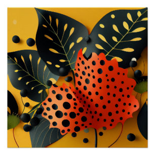 Poster Glossy Botánico