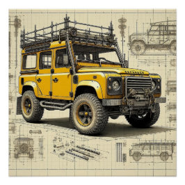 Poster Glossy de Concept Defender
