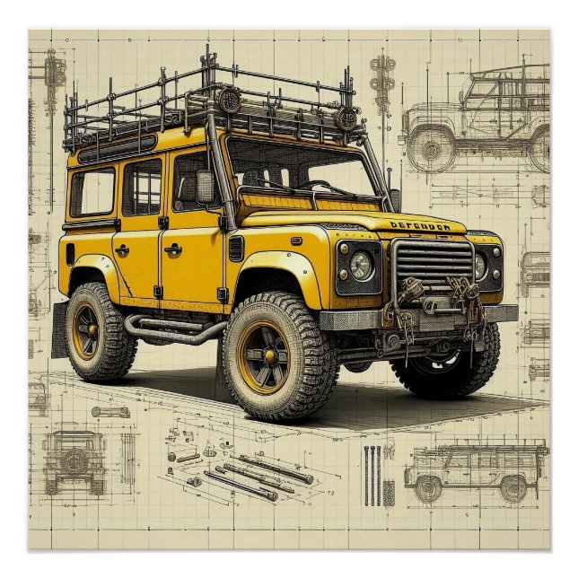 Poster Glossy de Concept Defender (Anverso)