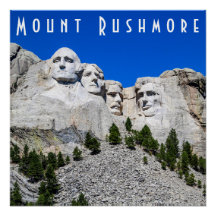 Poster Glossy de Mount Rushmore