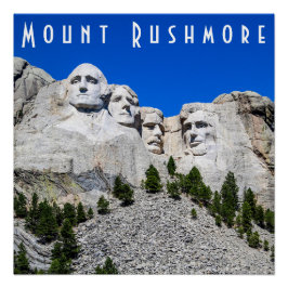 Poster Glossy de Mount Rushmore