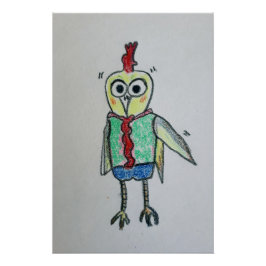 Poster Glossy de pollo