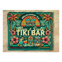 Poster Glossy de Tiki Bar