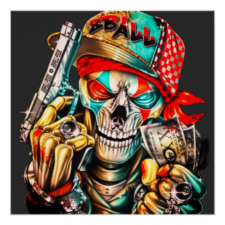 Póster Glossy Premium Street Hustle Urban King