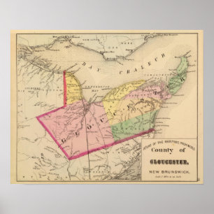 Póster Gloucester Co., NB