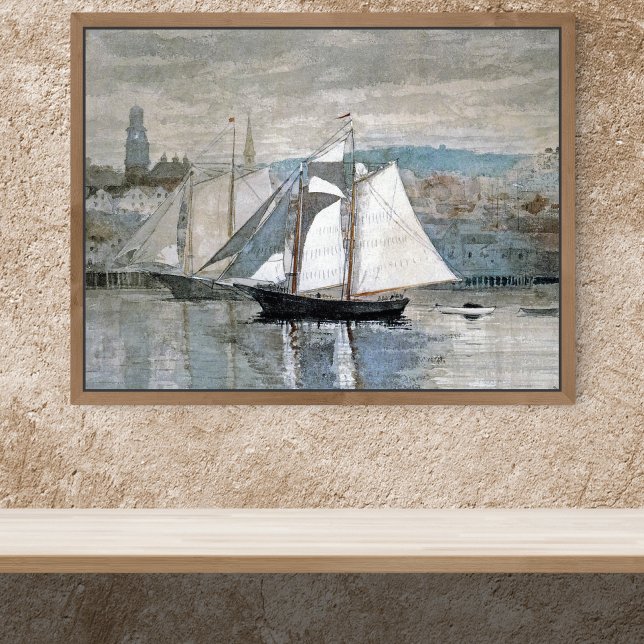 Póster Gloucester Sloops Sailing Winslow Homero (Subido por el creador)
