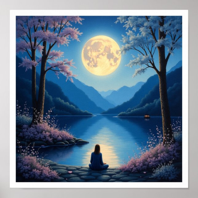 Póster Glow-In-The-Dark Acrylic Paintings! 🎨🌟  (Frente)