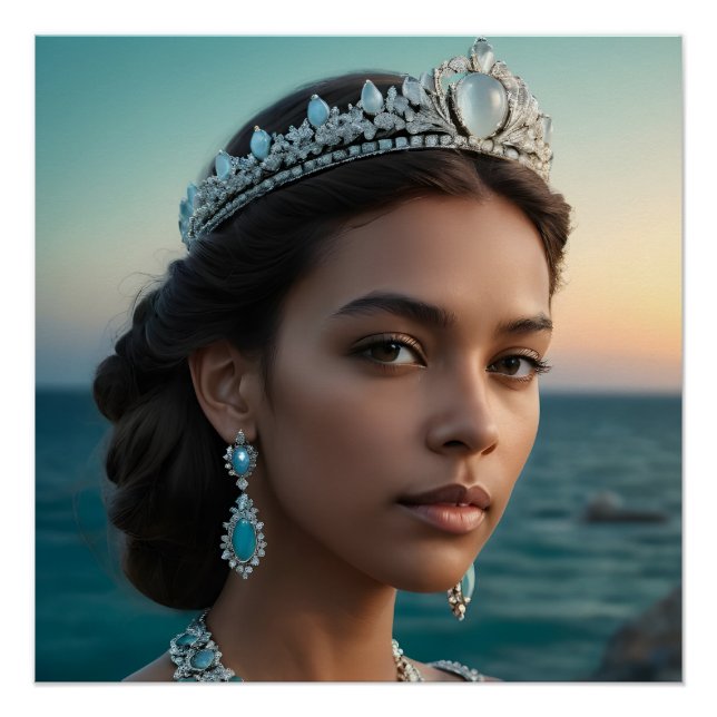 Póster Glow oceánico (Anverso)