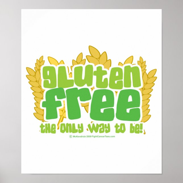Póster Gluten Free (Frente)