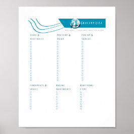 Póster Gluten Free Grocerge List Descargable