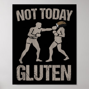Póster Gluten Regalos Gratuitos Trigo Carbón Enfermedad C