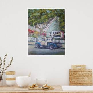 Póster GMC de Broad Street, Nevada City, CA