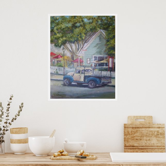 Póster GMC de Broad Street, Nevada City, CA (Cocina)