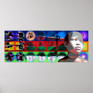 Póster GMT 24 H Proyecto Beethoven Psychedelic Frames P